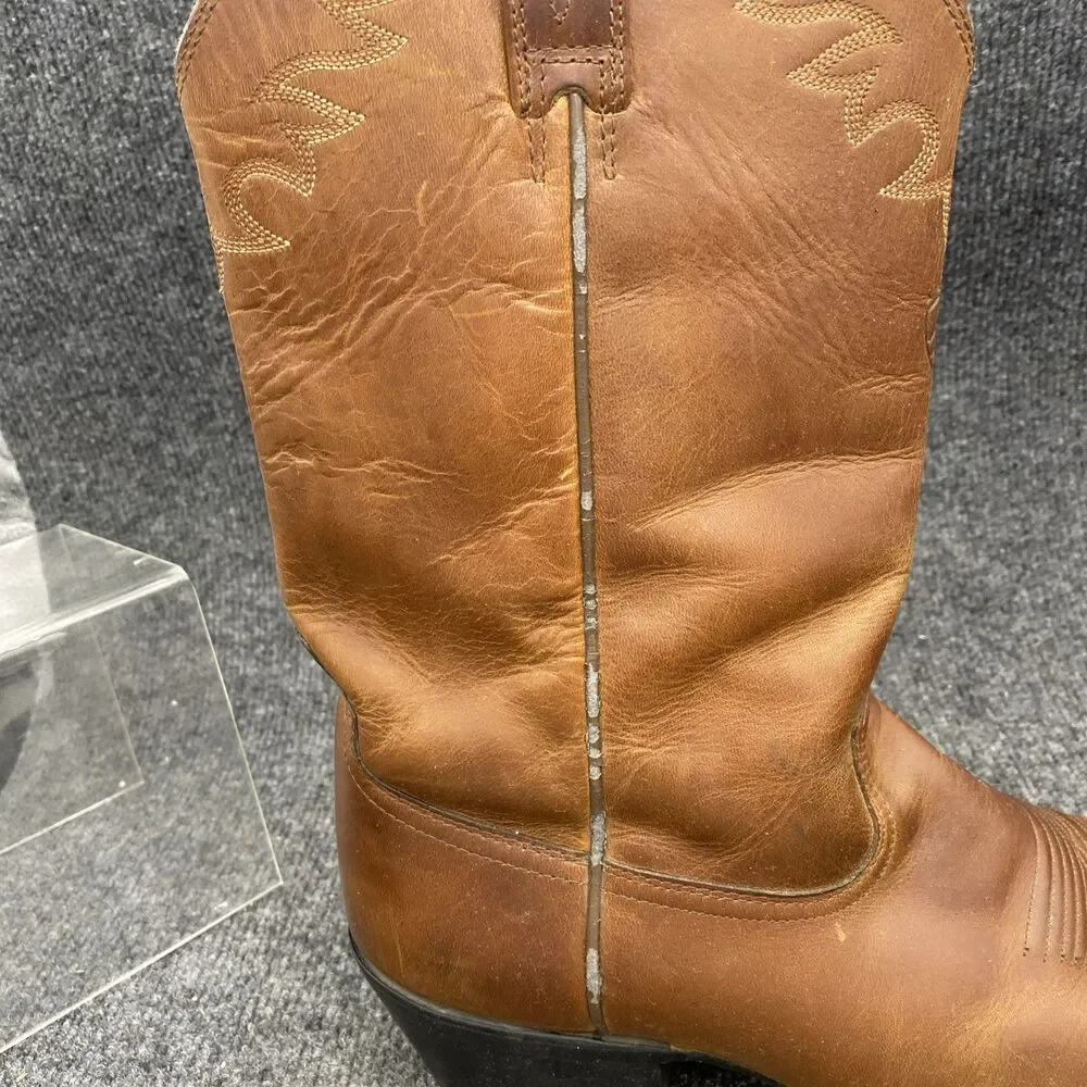 Ariat Sedona Cowboy Boots 10.5 EE Brown Leather Western Roper Rancher 34625